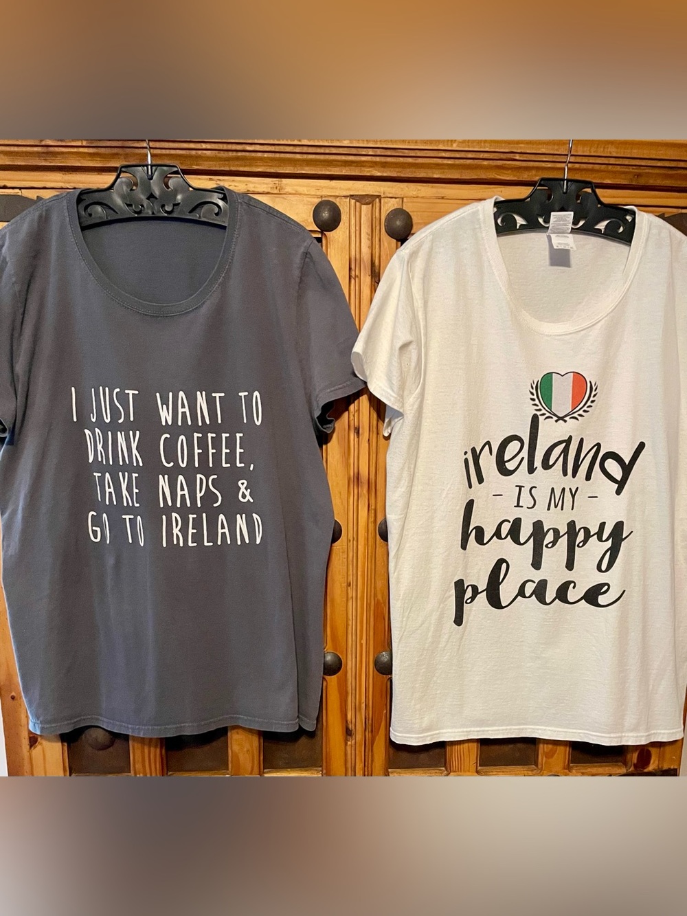 2 Ireland 🇮🇪 themed T-Shirts See Pics! Sizes XL